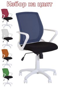 Ergonomichen Ofis Stol Fly White Chairs.bg 1